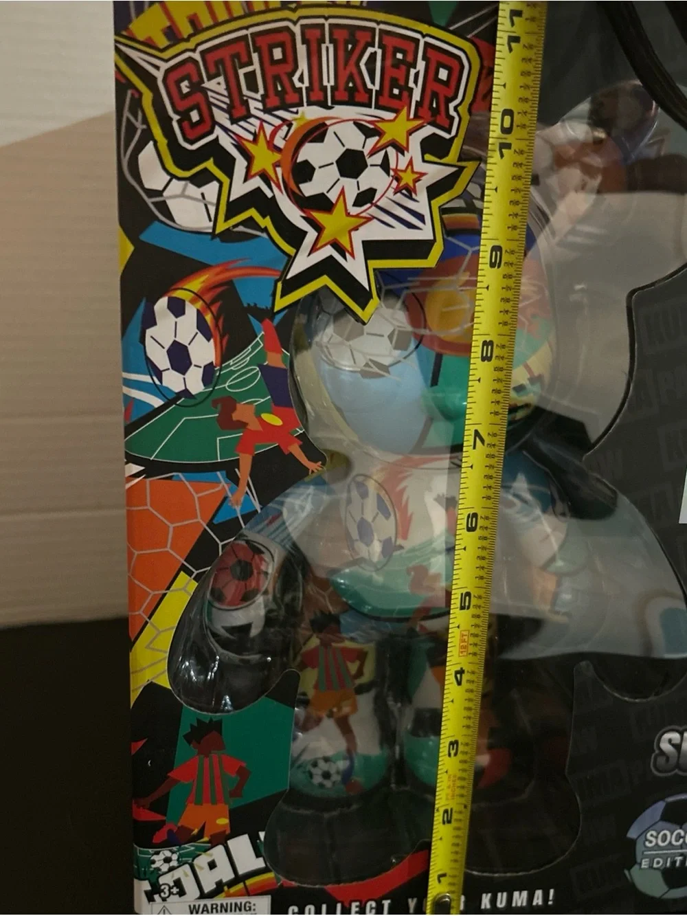 Kuma Paw Sups Collectible Soccer Edition - Multi-Color set of two brand new